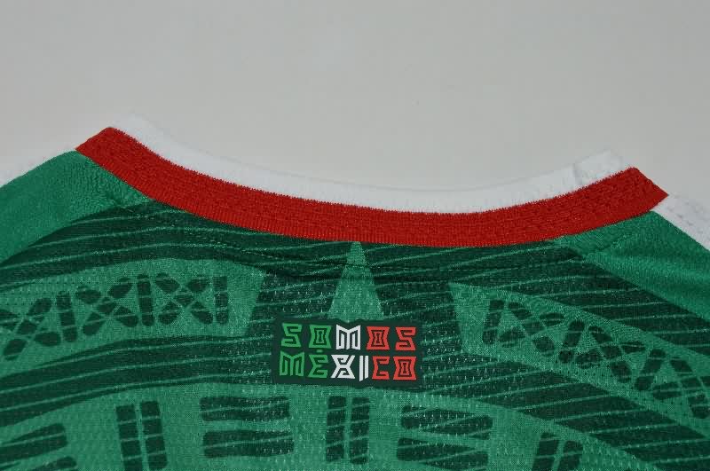 Thailand Quality(AAA) 2026 World Cup Mexico Home Long Sleeve Soccer Jersey (Player)