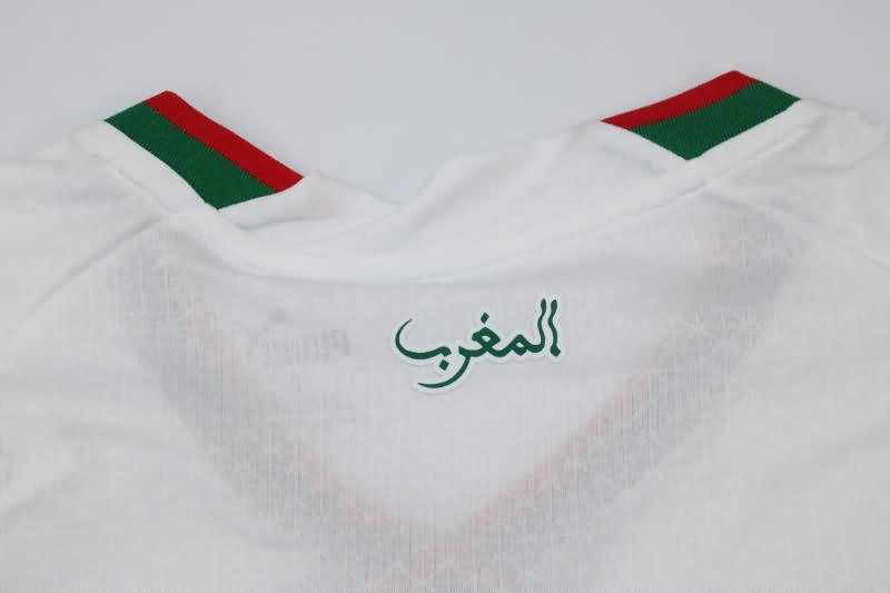Thailand Quality(AAA) 2022 World Cup Morocco Away Soccer Jersey(Player)