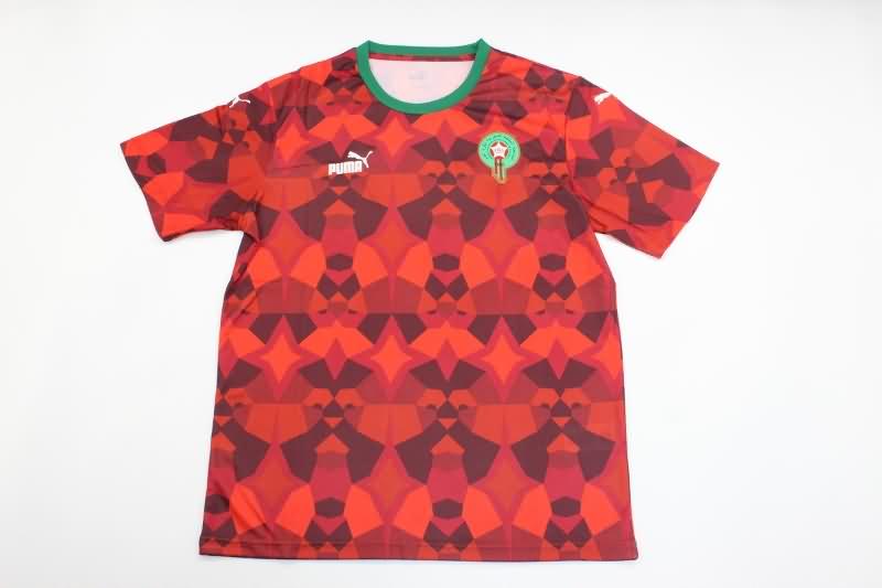 Thailand Quality(AAA) 2023 Morocco Training Soccer Jersey