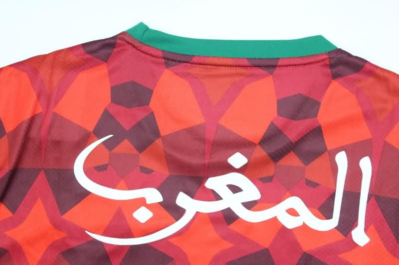 Thailand Quality(AAA) 2023 Morocco Training Soccer Jersey