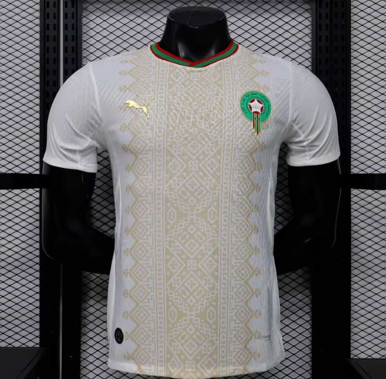 Thailand Quality(AAA) 2026 Morocco Away Soccer Jersey (Player)