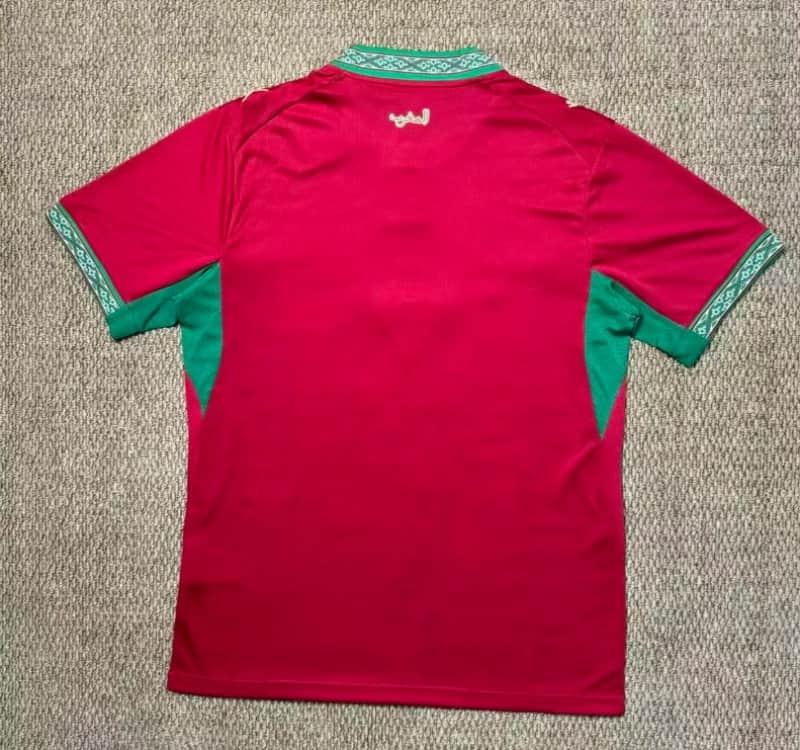 Thailand Quality(AAA) 2026 Morocco Home Soccer Jersey 2 Stars