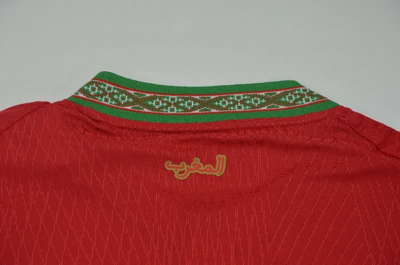 Thailand Quality(AAA) 2026 Morocco Home Soccer Jersey (Player)