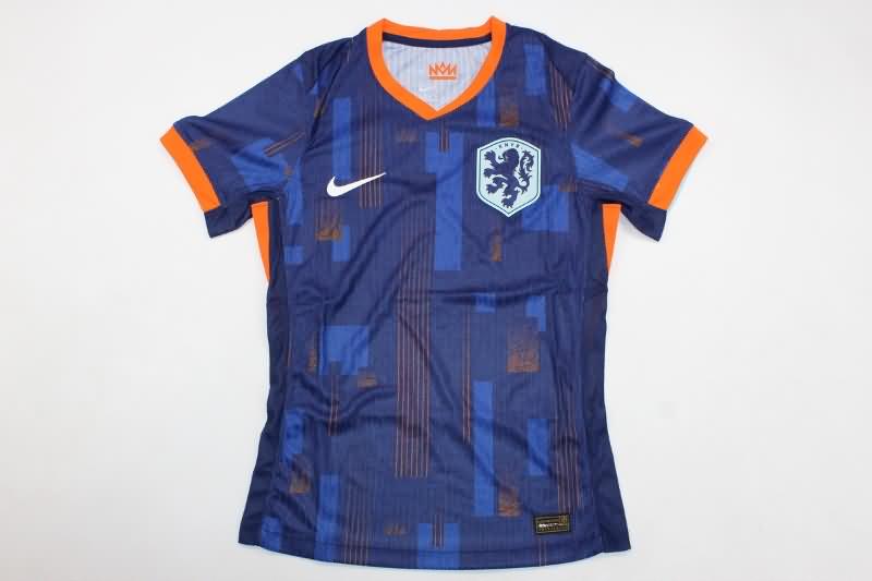 Thailand Quality(AAA) 2024 Netherlands Away Soccer Jersey (Player)