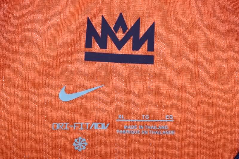 Thailand Quality(AAA) 2024 Netherlands Home Soccer Jersey (Player)