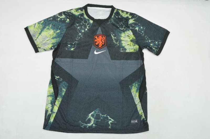 Thailand Quality(AAA) 2026 Netherlands Goalkeeper Black Soccer Jersey Thailand Quality(AAA) 2026 Netherlands Goalkeeper Black Soccer Jersey