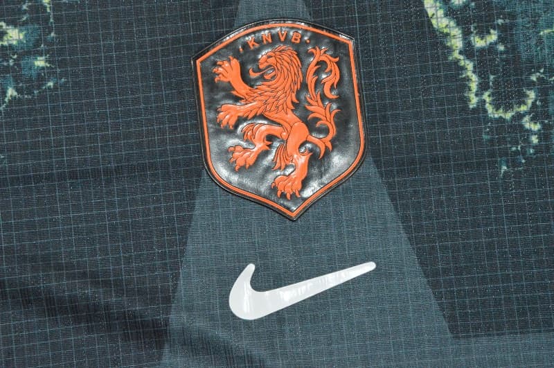 Thailand Quality(AAA) 2026 Netherlands Goalkeeper Black Soccer Jersey (Player)
