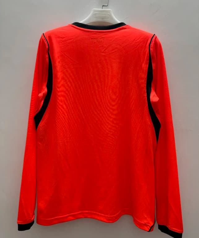 Thailand Quality(AAA) 2026 Netherlands Home Long Sleeve Soccer Jersey