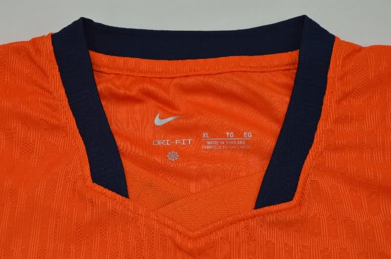 Thailand Quality(AAA) 2026 Netherlands Home Soccer Jersey (Player)
