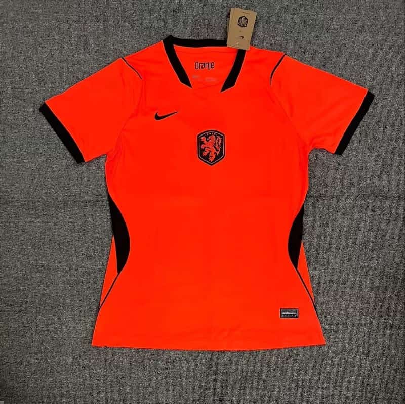Thailand Quality(AAA) 2026 Netherlands Home Women Soccer Jersey