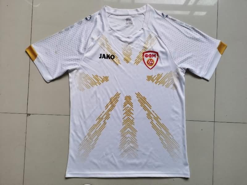Thailand Quality(AAA) 2023 North Macedonia Away Soccer Jersey