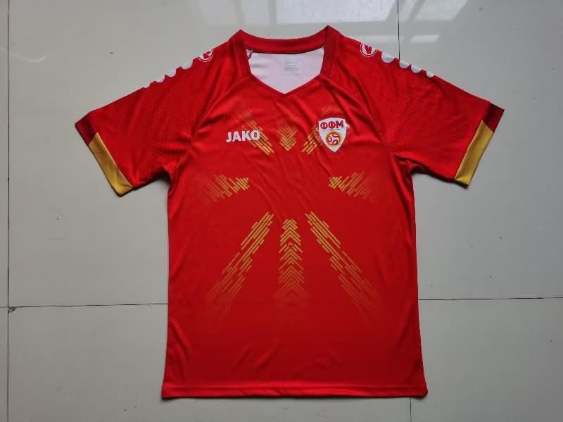 Thailand Quality(AAA) 2023 North Macedonia Home Soccer Jersey
