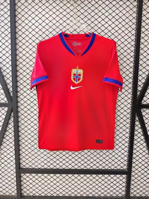 Thailand Quality(AAA) 2025 Norway Home Soccer Jersey Thailand Quality(AAA) 2025 Norway Home Soccer Jersey