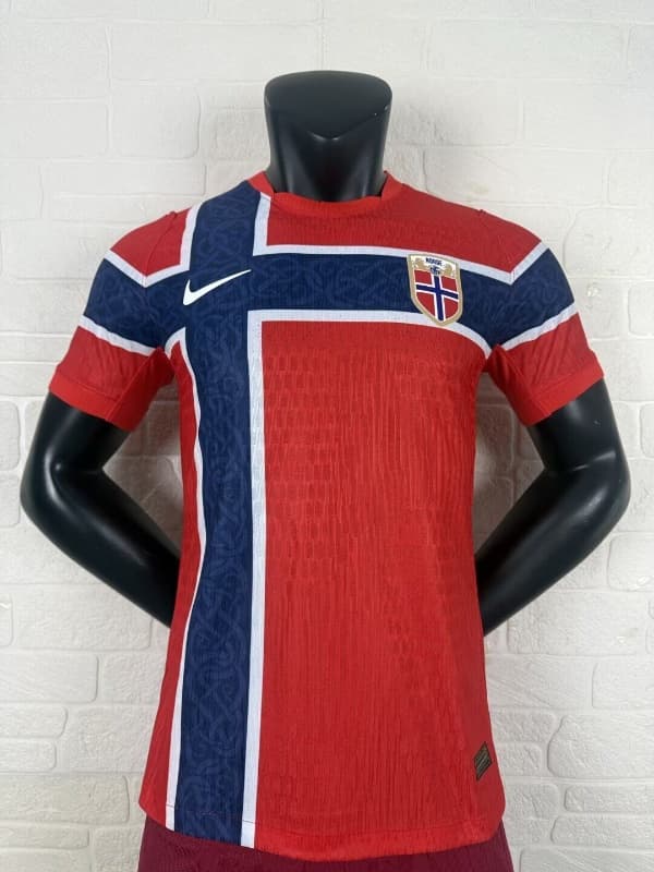 Thailand Quality(AAA) 2026 Norway World Cup Home Soccer Jersey (Player)