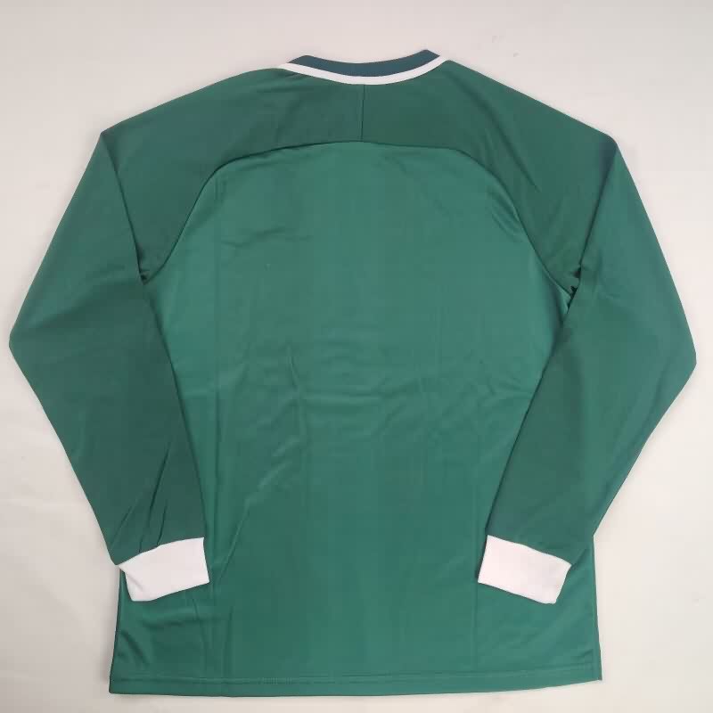 Thailand Quality(AAA) 2026 Palestine Green Long Sleeve Soccer Jersey