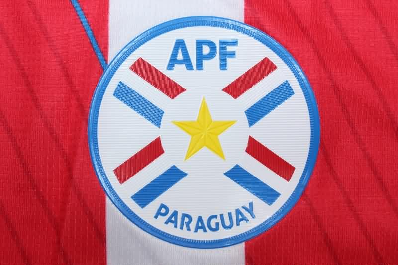 Thailand Quality(AAA) 2024 Paraguay Home Soccer Jersey