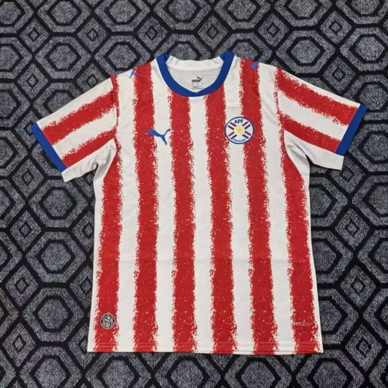 Thailand Quality(AAA) 2026 Paraguay Home Soccer Jersey