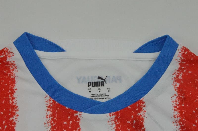Thailand Quality(AAA) 2026 Paraguay Home Soccer Jersey (Player)