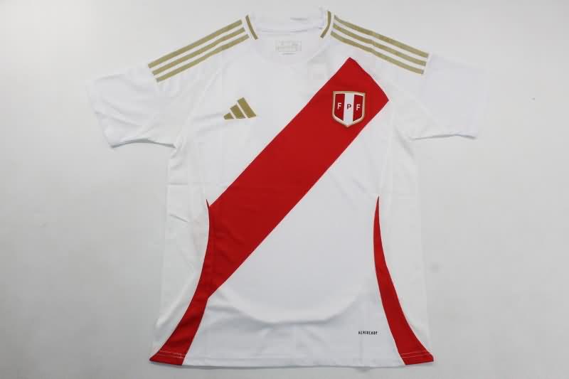 Thailand Quality(AAA) 2024 Peru Copa America Home Soccer Jersey