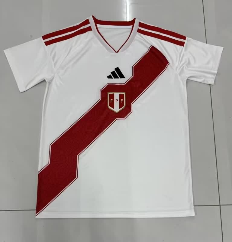 Thailand Quality(AAA) 2026 Peru Home Soccer Jersey