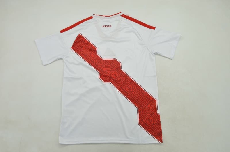 Thailand Quality(AAA) 2026 Peru Home Soccer Jersey