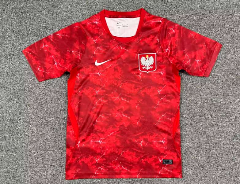 Thailand Quality(AAA) 2026 Poland Away Soccer Jersey