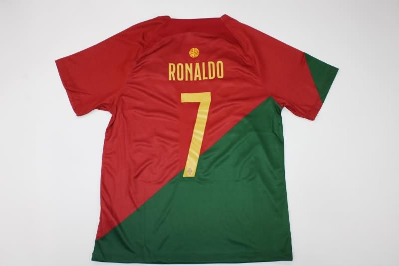 Thailand Quality(AAA) 2022 World Cup Portugal Home Soccer Jersey