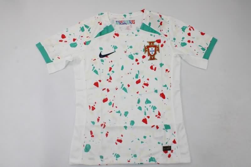 Thailand Quality(AAA) 2023 Portugal Away Soccer Jersey