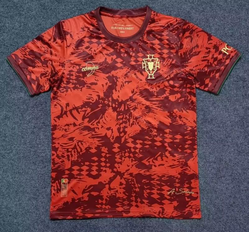 Thailand Quality(AAA) 2024 Portugal Training Soccer Jersey 02