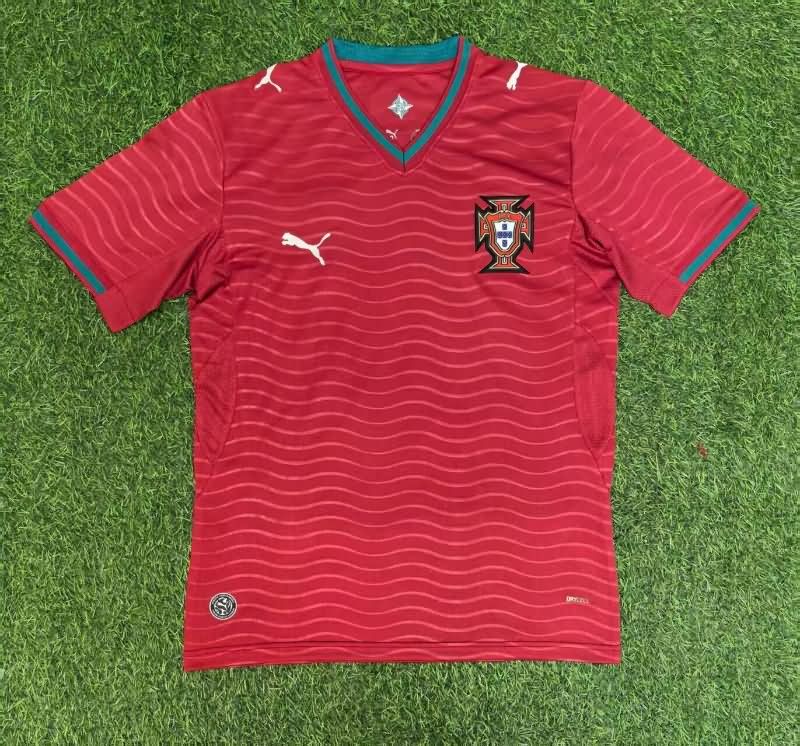 Thailand Quality(AAA) 25/26 Portugal Home Soccer Jersey