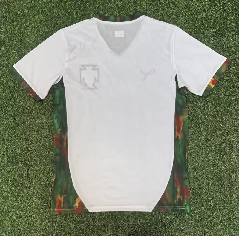 Thailand Quality(AAA) 25/26 Portugal White Soccer Jersey