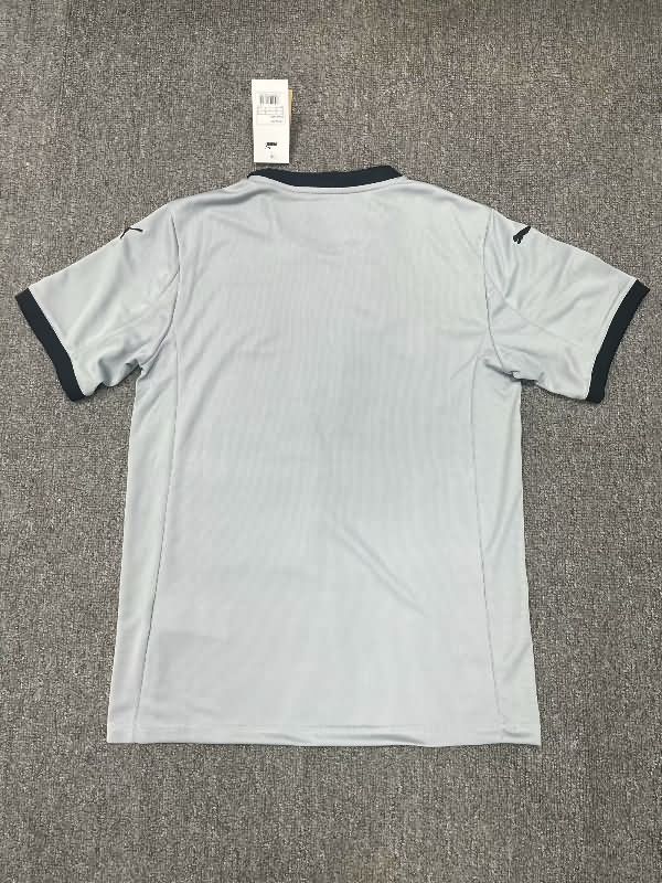 Thailand Quality(AAA) 2025 Portugal Goalkeeper Grey Soccer Jersey