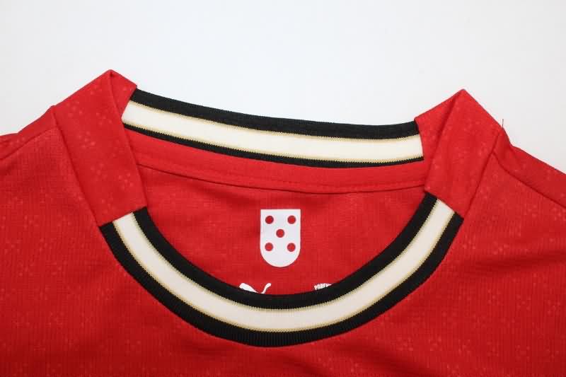 Thailand Quality(AAA) 2025 Portugal Home Soccer Jersey