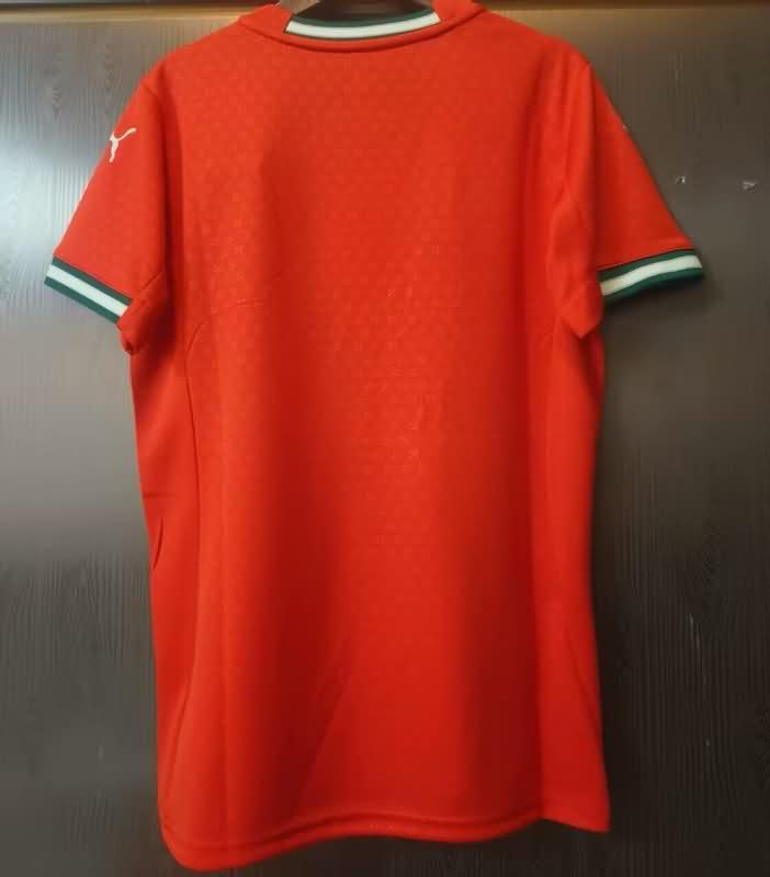 Thailand Quality(AAA) 2025 Portugal Home Women Soccer Jersey