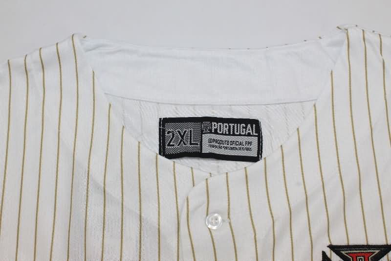 Thailand Quality(AAA) 2025 Portugal White Baseball Jersey