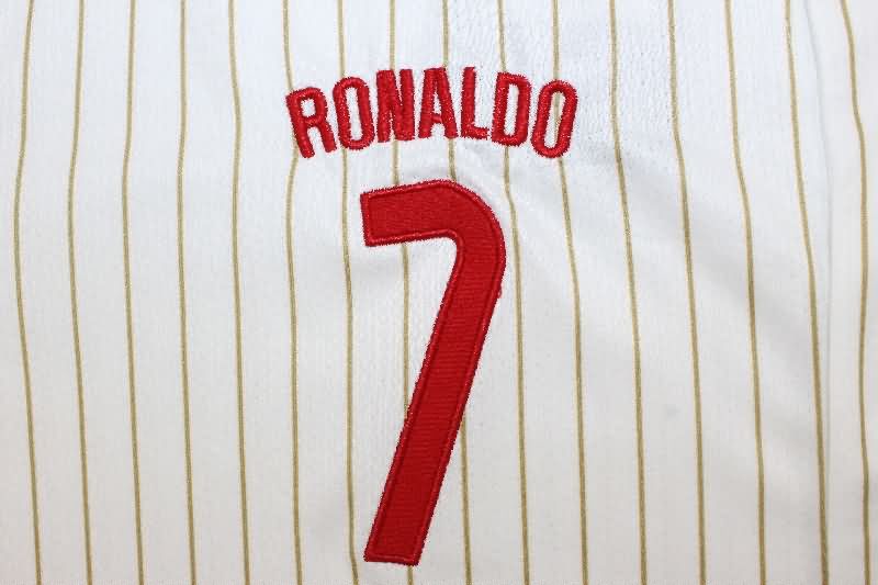 Thailand Quality(AAA) 2025 Portugal White Baseball Jersey