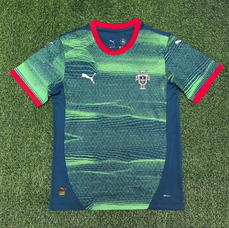 Thailand Quality(AAA) 2025 Portugal Training Soccer Jersey 04