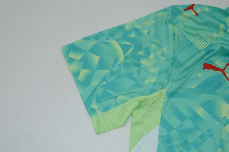 Thailand Quality(AAA) 2026 Portugal Goalkeeper Green Soccer Jersey