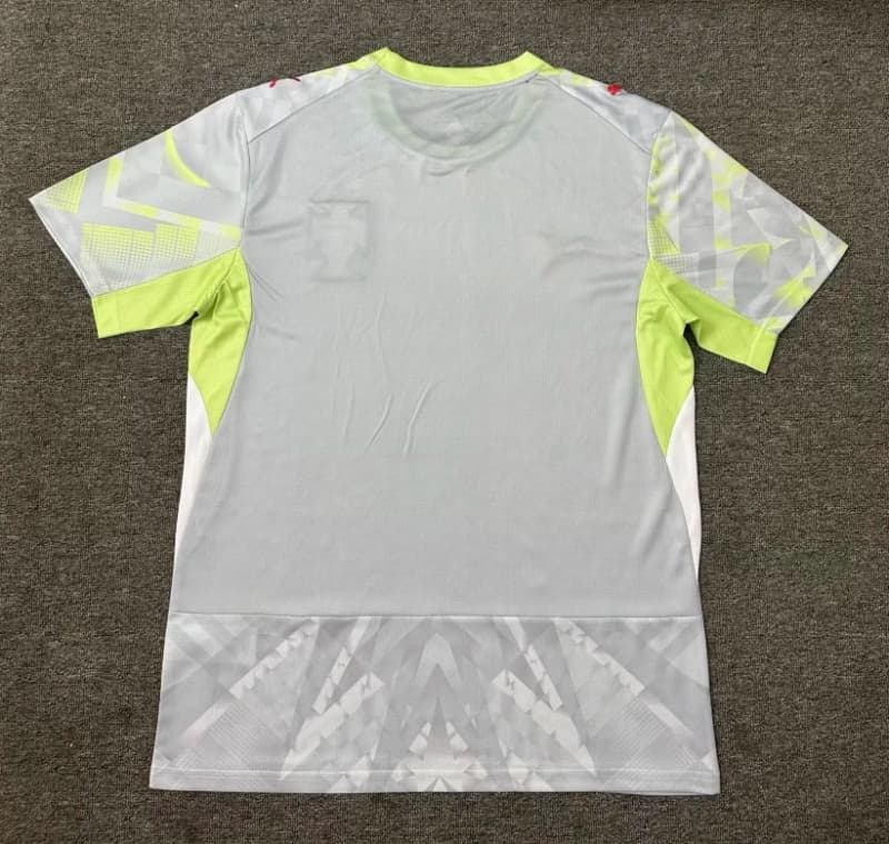 Thailand Quality(AAA) 2026 Portugal Goalkeeper Grey Soccer Jersey