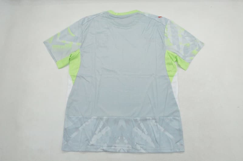 Thailand Quality(AAA) 2026 Portugal Goalkeeper Grey Soccer Jersey