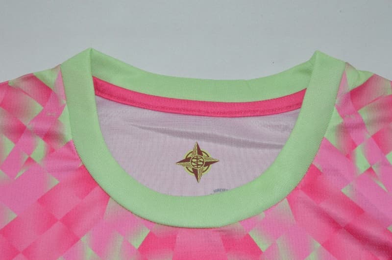 Thailand Quality(AAA) 2026 Portugal Goalkeeper Pink Soccer Jersey