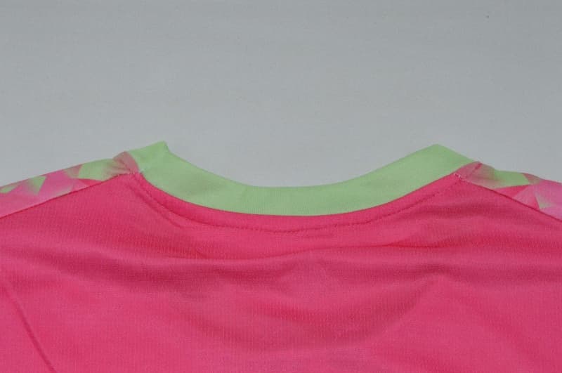 Thailand Quality(AAA) 2026 Portugal Goalkeeper Pink Soccer Jersey
