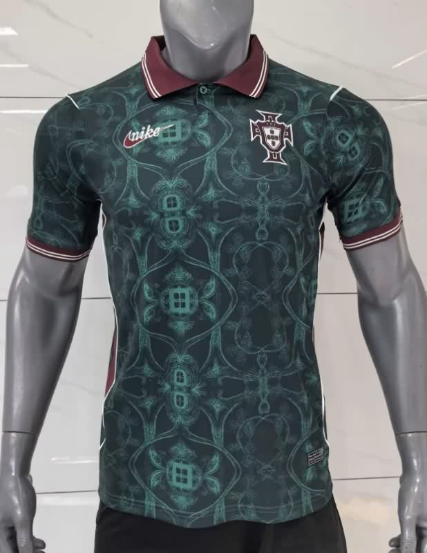 Thailand Quality(AAA) 2026 Portugal Green Soccer Jersey