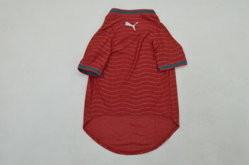 Thailand Quality(AAA) 2026 Portugal Home Pet Soccer Jersey