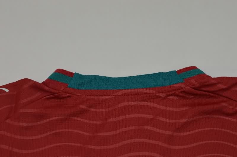 Thailand Quality(AAA) 2026 Portugal World Cup Home Long Sleeve Soccer Jersey