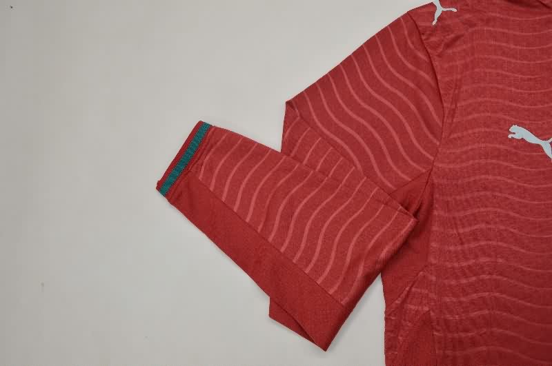 Thailand Quality(AAA) 2026 Portugal World Cup Home Long Sleeve Soccer Jersey (Player)