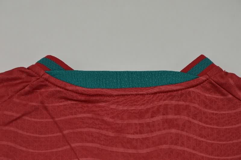 Thailand Quality(AAA) 2026 Portugal World Cup Home Long Sleeve Soccer Jersey (Player)