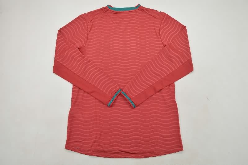 Thailand Quality(AAA) 2026 Portugal World Cup Home Long Sleeve Soccer Jersey (Player)