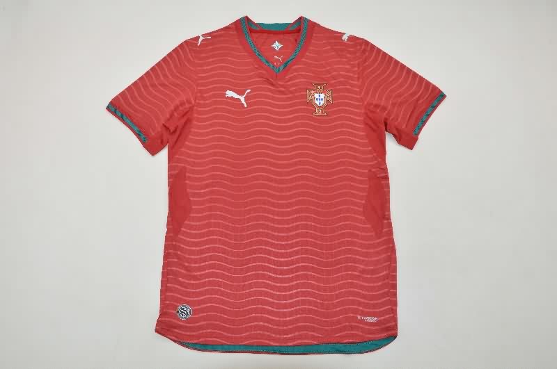 Thailand Quality(AAA) 2026 World Cup Portugal Home Soccer Jersey (Player)