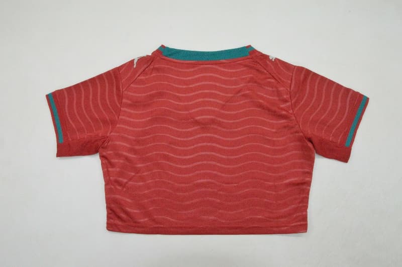 Thailand Quality(AAA) 2026 Portugal World Cup Home Women Cropped Soccer Jersey